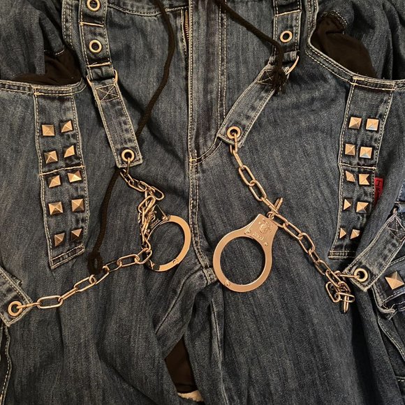 Tripp NYC Lock Up Pants [LIGHT BLUE DENIM] - Picture 4 of 9